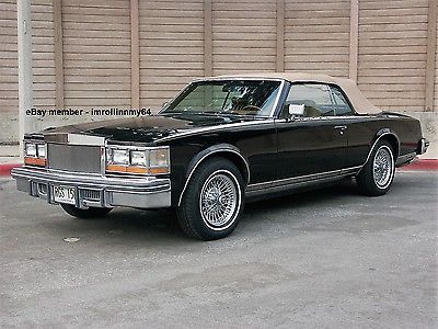 Cadillac : Seville 1979 cadillac seville san remo convertible royalty owned 16 k mi documented