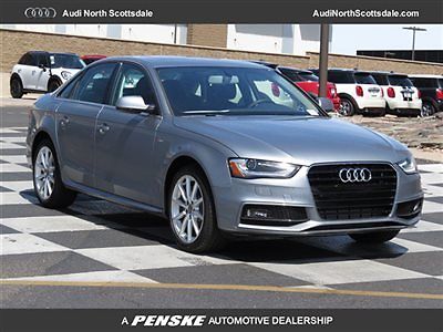 Audi : A4 Premium Package FWD 2.0 New Audi A4 Heated Black Leather Bluetooth Ipod Sirius XM LED's Xenon Sun Roof