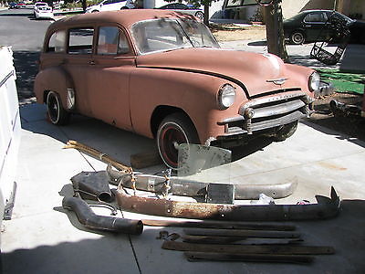 Chevrolet : Other deluxe 1950 chevrolet deluxe tin woody wagon woodie we will credit you with the 3500