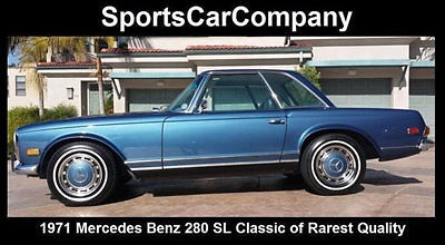 Mercedes-Benz : SL-Class 280 SL CONVERTIBLE 1971 mercedes benz 280 sl roadster rare extraordinary example finest quality