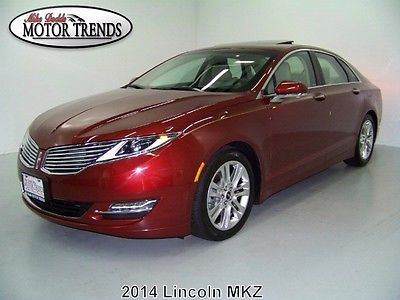 Lincoln : MKZ/Zephyr ECOBOOST TURBOCHARGED ALL WHEEL DRIVE 2014 lincoln mkz turbo awd leather heated seats sunroof backup cam 1 owner 3 k