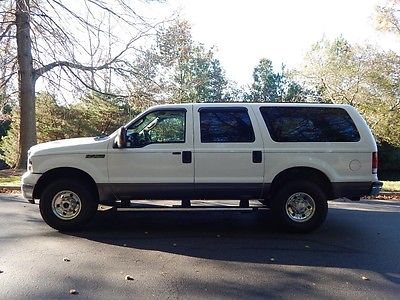 Ford : Excursion LEATHER 2005 ford excursion xlt 4 x 4 diesel leather super low miles beautiful
