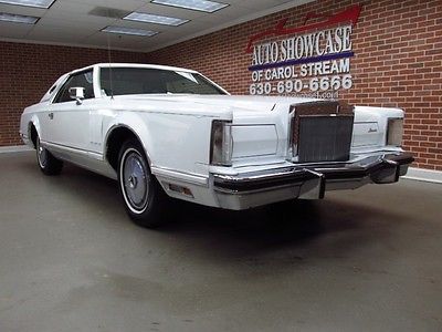 Lincoln : Mark Series 1979 lincoln continental coupe loaded power sunroof 400 ci automatic