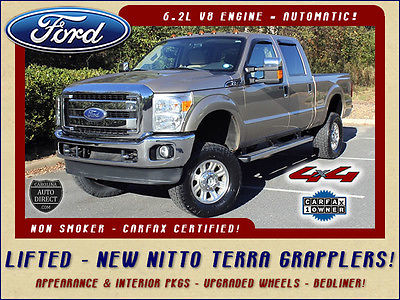 Ford : F-250 XLT Crew Cab 4x4 - LIFTED! APPEARANCE & INTERIOR PKGS-1 OWNER-NEW NITTO TERRA GRAPPLERS-BEDLINER-NON SMOKER