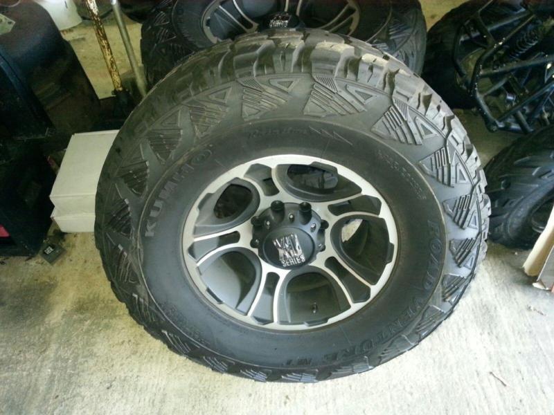 XD Crank rims with kumho tires, 1