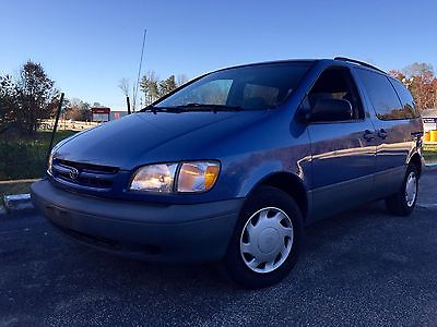 Toyota : Sienna LE Mini Passenger Van 4-Door 2000 toyota sienna le 1 owner tons of service records super clean with books