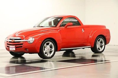 Chevrolet : SSR LS Leather 6.0L V8 Redline Red Heated Seats 50k Miles Bose Clean History 06 07 2006 05 Black Truck Coupe