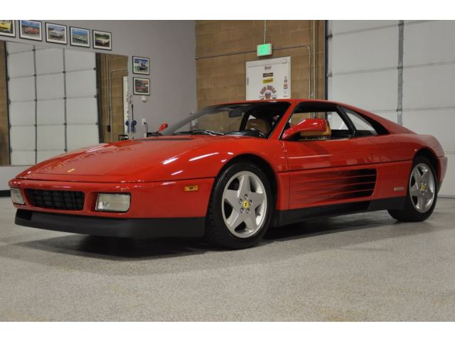 Ferrari : 348 TS 1990 ferrari 348 ts rosso corsa red 12 835 miles mint original condition