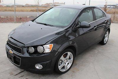 Chevrolet : Sonic LTZ Sedan 2015 chevrolet sonic ltz sedan wrecked rebuilder perfect commuter wont last