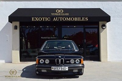 BMW : M6 1988 bmw m 6