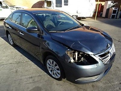 Nissan : Sentra S 2013 nissan sentra 2.0 s salvage wrecked repairable perfect fixer project l k
