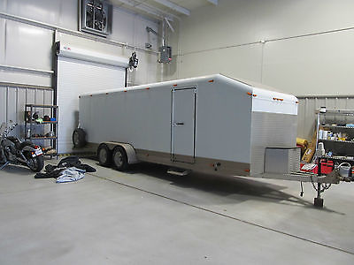 24' Aluminum Enclosed Toy Motorcycle Race Trailer