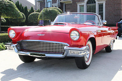 Ford : Thunderbird Convertible Fully Restored T-Bird! Ford 312ci V8, Automatic Transmission, All Original Steel