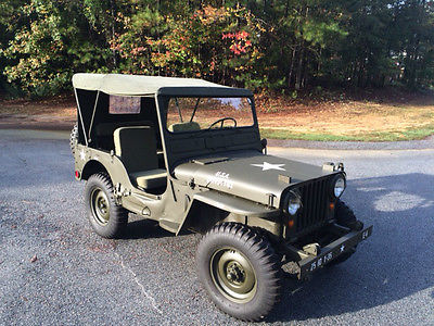 Jeep : Other 1952 us army m 38 willys jeep
