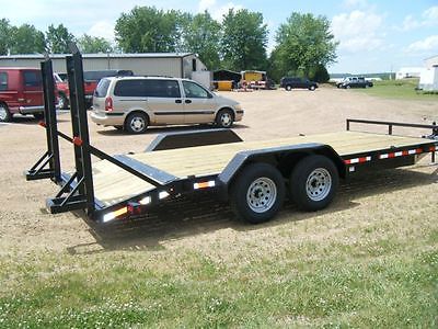 New 2016 Quality   Equipment / Car Trailer 12,000 LB 7 x 18'