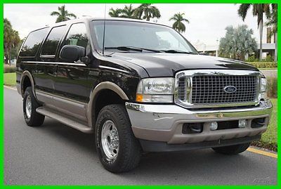 Ford : Excursion Limited 7.3l Diesel 4x4 2002 limited used turbo 7.3 l v 8 diesel automatic 4 wd suv ford excursion limited