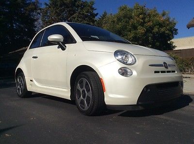 Fiat : 500 2014 fiat 500 e fully electric hatchback like new condition low miles hybrid