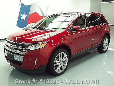 Ford : Edge LIMITED LEATHER SUNROOF NAV REAR CAM 2012 ford edge limited leather sunroof nav rear cam 62 k a 12326 texas direct