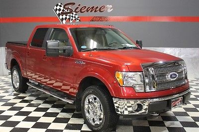 Ford : F-150 Lariat red, crew cab, 4wd