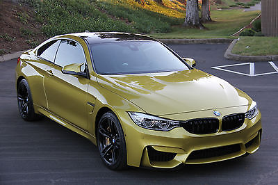 BMW : M4 2015 bmw f 82 m 4 austin yellow carbon ceramic brakes fully loaded carbon roof