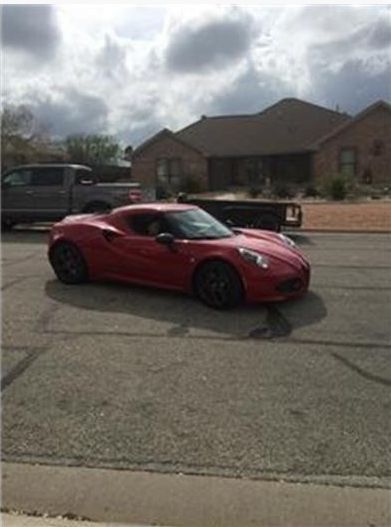 2015 Alfa Romeo 4C for Sale in San Angelo, Texas 76904, 3