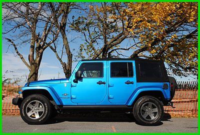 Jeep : Wrangler Unlimited 4x4 Freedom Oscar Mike Auto AT Leather Repairable Rebuildable Salvage Wrecked Runs Drives EZ Project Needs Fix Low Mile
