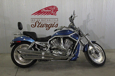 Harley-Davidson : VRSC 2005 harley vrsca v rod pipes chrome back rest financing shipping reduced
