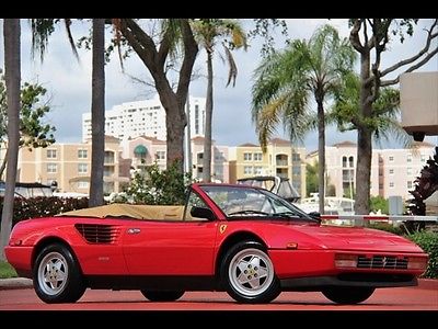 Ferrari : Mondial RED ONLY 23K MILES! $437.00 A MONTH TAN LEATHER 2 OWNERS