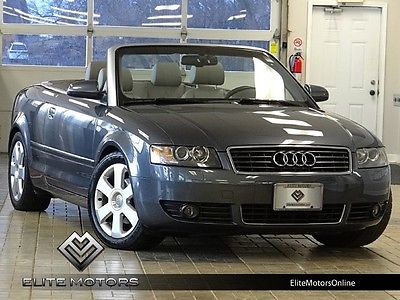 Audi : A4 1.8T 06 audi a 4 1.8 t cabriolet convertible auto heated leather soft top 2 owners