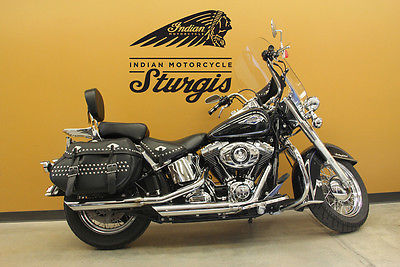 Harley-Davidson : Softail 2014 harley flstc heritage softail classic with extra sfinancing trades shipping