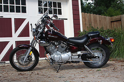 Yamaha : V Star Yamaha V-star 250 (XV 250), Black Cherry