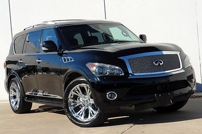 Infiniti : QX56 AWD * 1-OWNER * Tech Pkg * DVD * Touring Pkg * 22's 2013 black infiniti qx 56 awd technology pkg theater pkg deluxe touring