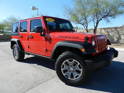 Jeep : Wrangler 4WD 4dr Rubicon 2014 jeep wrangler unlimited rubicon carfax certified 1 owner low miles hardtop
