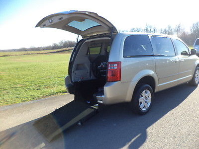 Dodge : Grand Caravan SE 2009 dodge grand caravan se handicap wheelchair van rear entry conversion