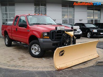 Ford : F-350 42 585 miles 4 wd f 350 srw snow plow leather manual 1 owner gas