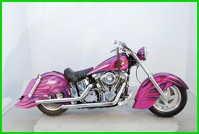 Harley-Davidson : Softail 1990 harley davidson softail custom fxstc used p 13199 purple