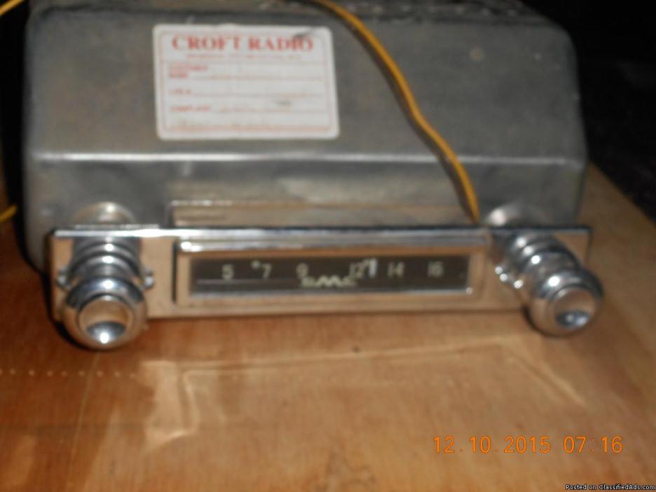 1956 GMC Origianl radio/speaker, 0