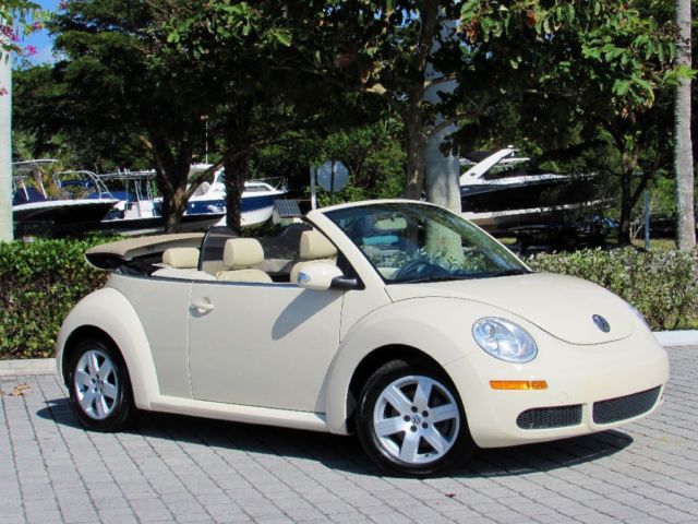 Volkswagen : Beetle-New 2.5 2007 volkswagen new beetle convertible 2.5 l tiptronic automatic power top