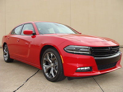 Dodge : Charger Rallye Group Redline Red Pearl 2300 Miles 1 Owner 2015 rallye beats audio with touch screen heated and cooled leather 20 alloys