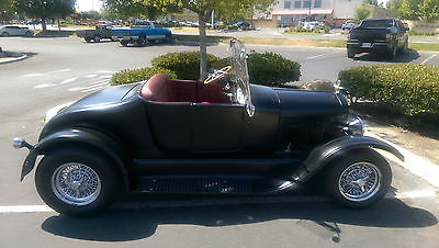 Ford : Model T ox blood red leather 1927 ford roadster ready to show