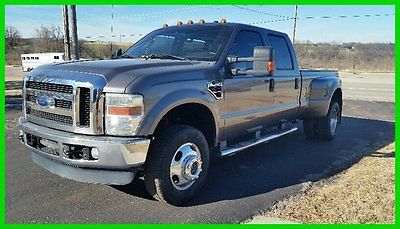 Ford : F-350 Lariat 2009 ford f 350 lariat crew cab dually 6.4 l diesel 4 x 4 leather clean truck