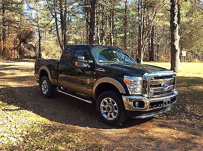 Ford : F-250 Lariat 2014 ford f 250 lariat supercab 4 x 4 diesel low miles