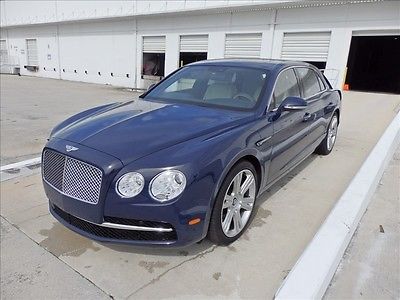 Bentley : Flying Spur W12 in Oxford Blue with only 3,309 Miles 2016 bentley flying spur w 12 sedan low miles oxford blue