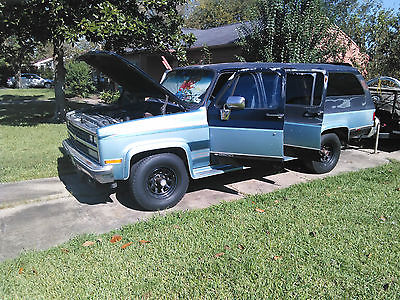 Chevrolet : Suburban Silverado 1989 4 wd chevy suburban 6.2 l v 8 diesel automatic