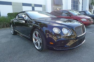 Bentley : Continental GT Convertible in Beluga with only 814 Miles! 2016 bentley continental gtc speed convertible low miles beluga