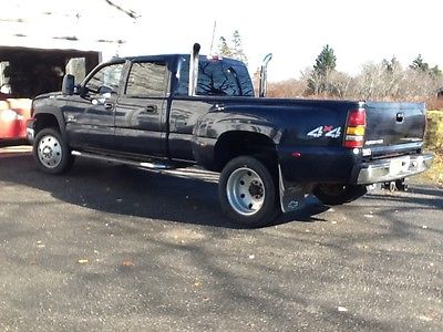 Chevrolet : Silverado 3500 Duramax 6.6L 2005 LT DVD Heated Leather Bose 2006 chevy 3500 diesel 2 wd dually lt dvd heated leather bose crew