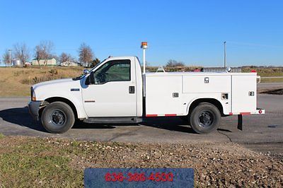Ford : F-350 XL 2004 xl used service utility work cargo diesel 1 owner automatic low miles clean