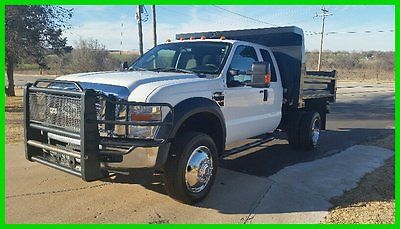 Ford : F-550 XLT 2009 ford f 550 xlt extended cab 4 wd 6.4 diesel new 9 ft dump bed body 4 x 4