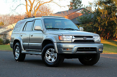 Toyota : 4Runner LIMITED 4WD SUNROOF LEATHER 4x4  97 2002 2001 toyota 4 runner limited 4 wd 4 x 4 1 owner perfect carfax serviced