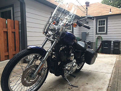 Harley-Davidson : Sportster 2006 hd sportster 1200 custom blue 11 k miles excellent condition